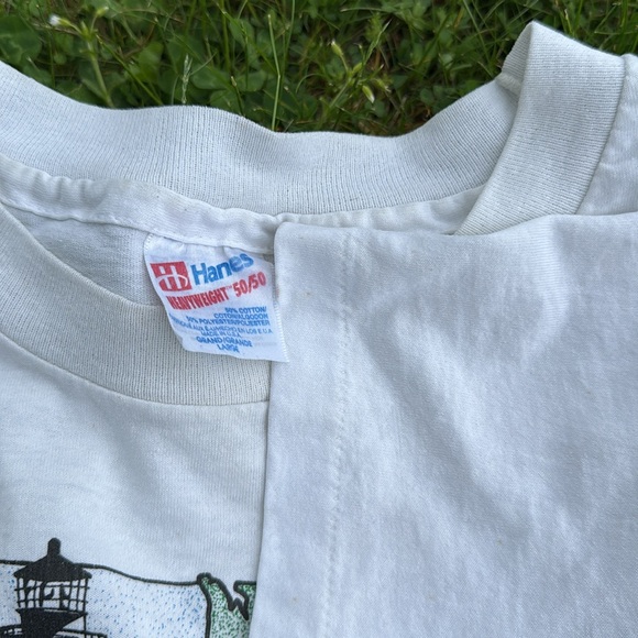 1993 Oregon Lighthouse Coast Vintage T-Shirt - Picture 3 of 6